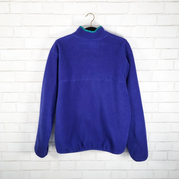 Vintage 1988 Patagonia Synchilla Snap-T Neck Pullover Fleece. Size Large. - Picture 3 of 16